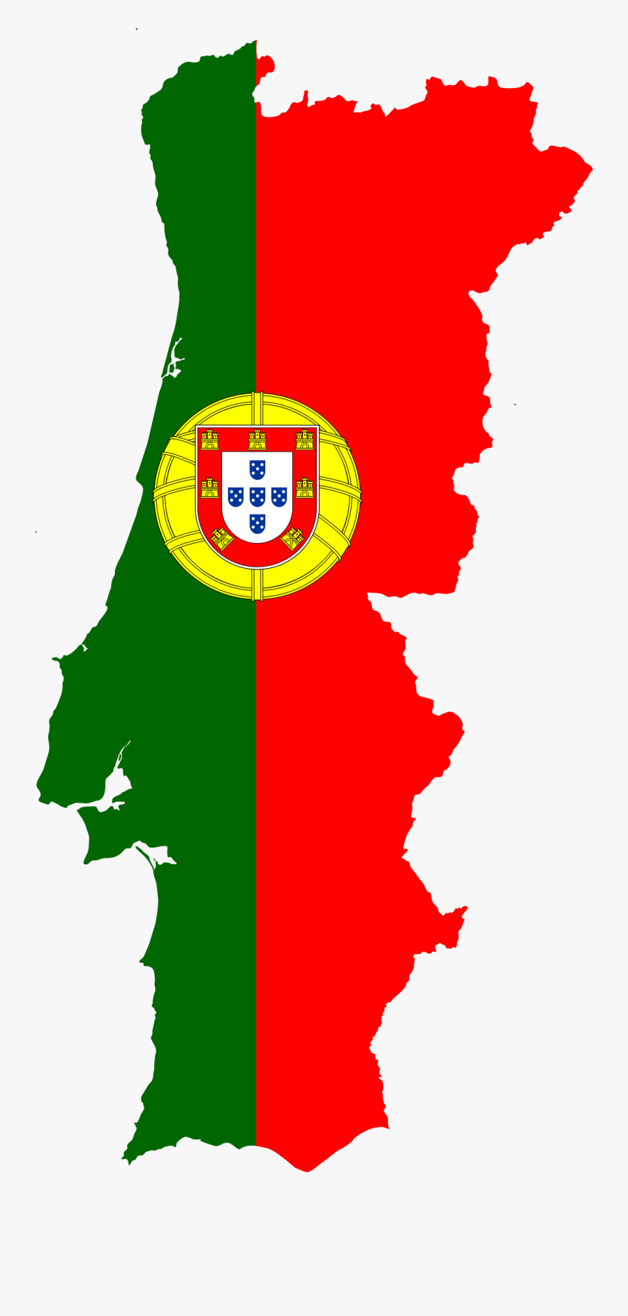 Cornhole Big Image Custom Boards Country Flags Game - Portugal Flag Map, Transparent Clipart
