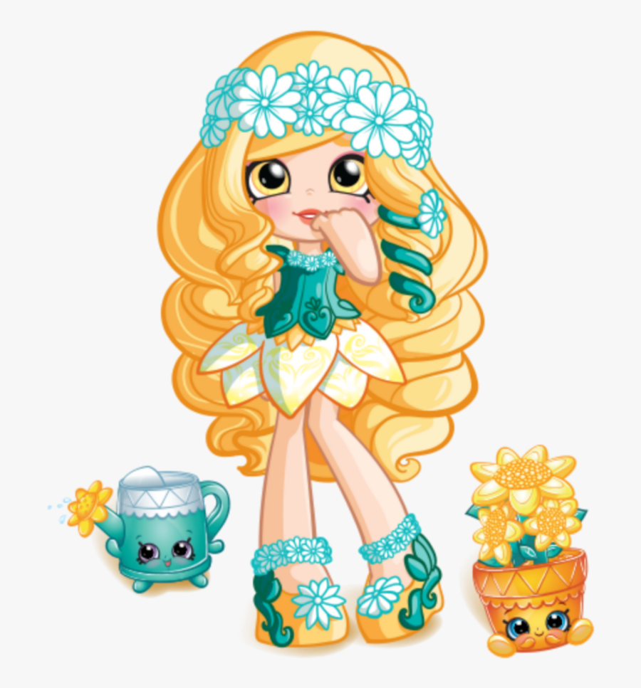 #mq #girl #flowers #garden #shopkins - Shoppies Peppa Mint, Transparent Clipart