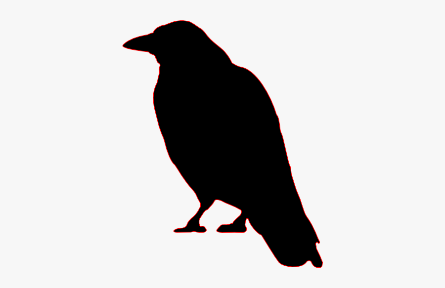 Wildlife,silhouette,crow - Black Crow Clip Art, Transparent Clipart