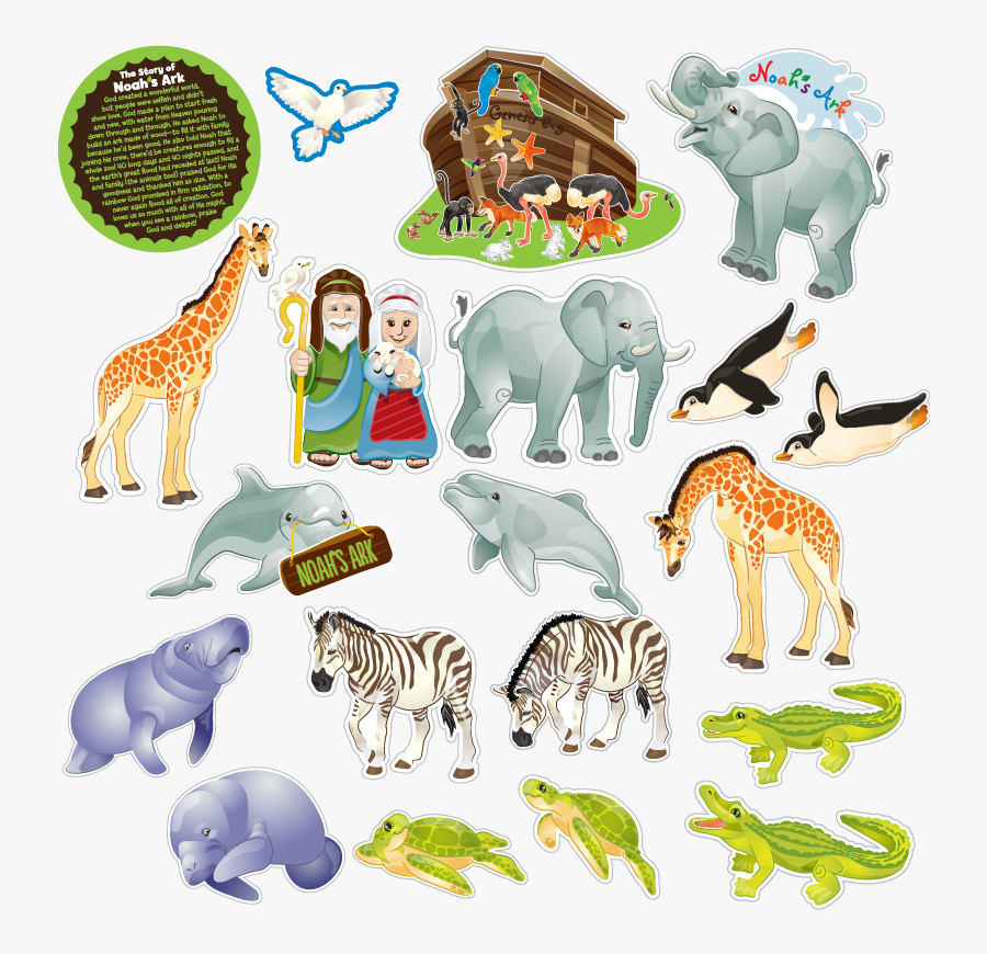 Printable Noah's Ark Animal Cutouts