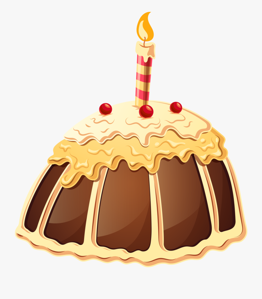 Birthday Cake, Transparent Clipart