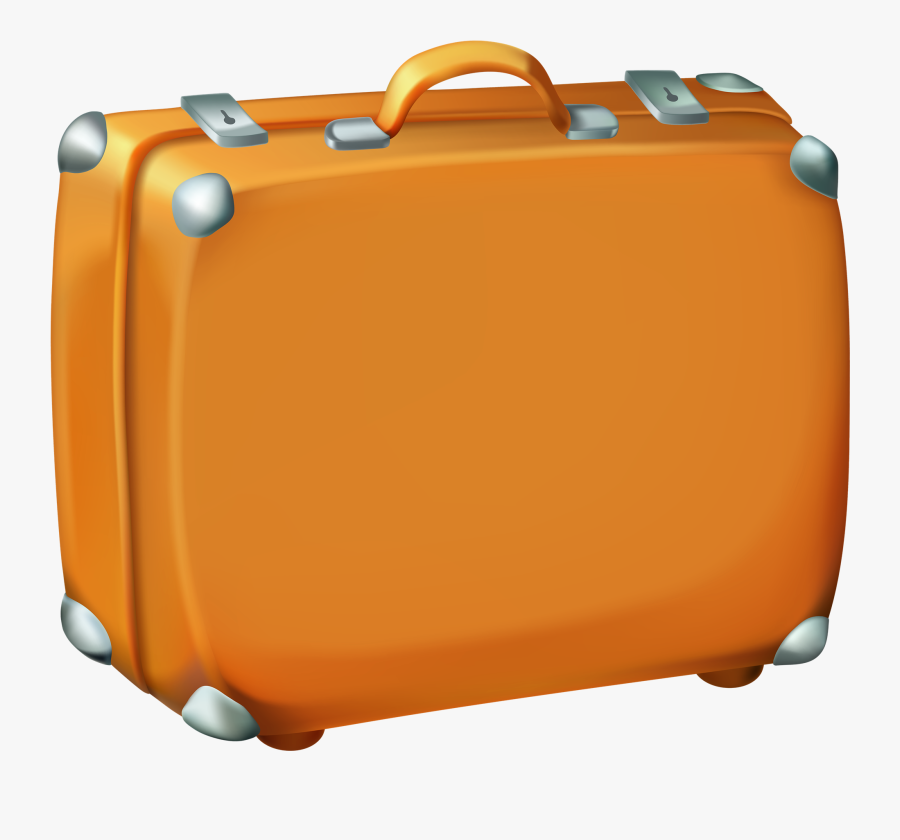 Brown Suitcase Image Pinterest - Suitcase Clipart, Transparent Clipart