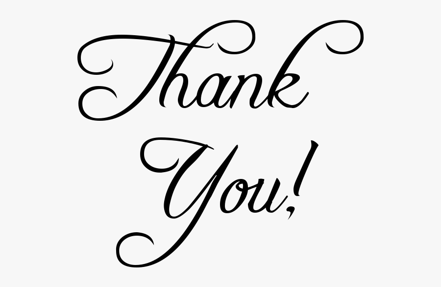 Thank You Clipart Transparent - Thank You In Transparent, Transparent Clipart