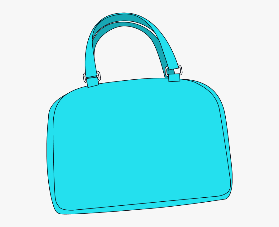 Drawing, Bag, Blue, Transparent Png Image Clipart Free - Borsa Stilizzata, Transparent Clipart