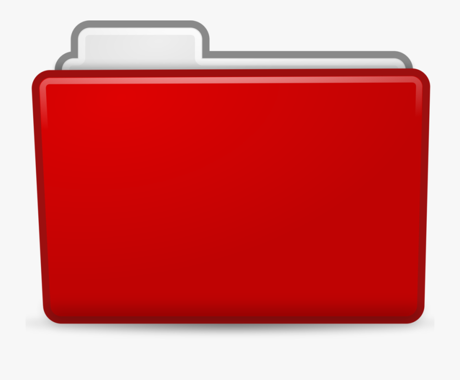 Book Bag Clipart - Red Folder Icon Transparent , Free Transparent 