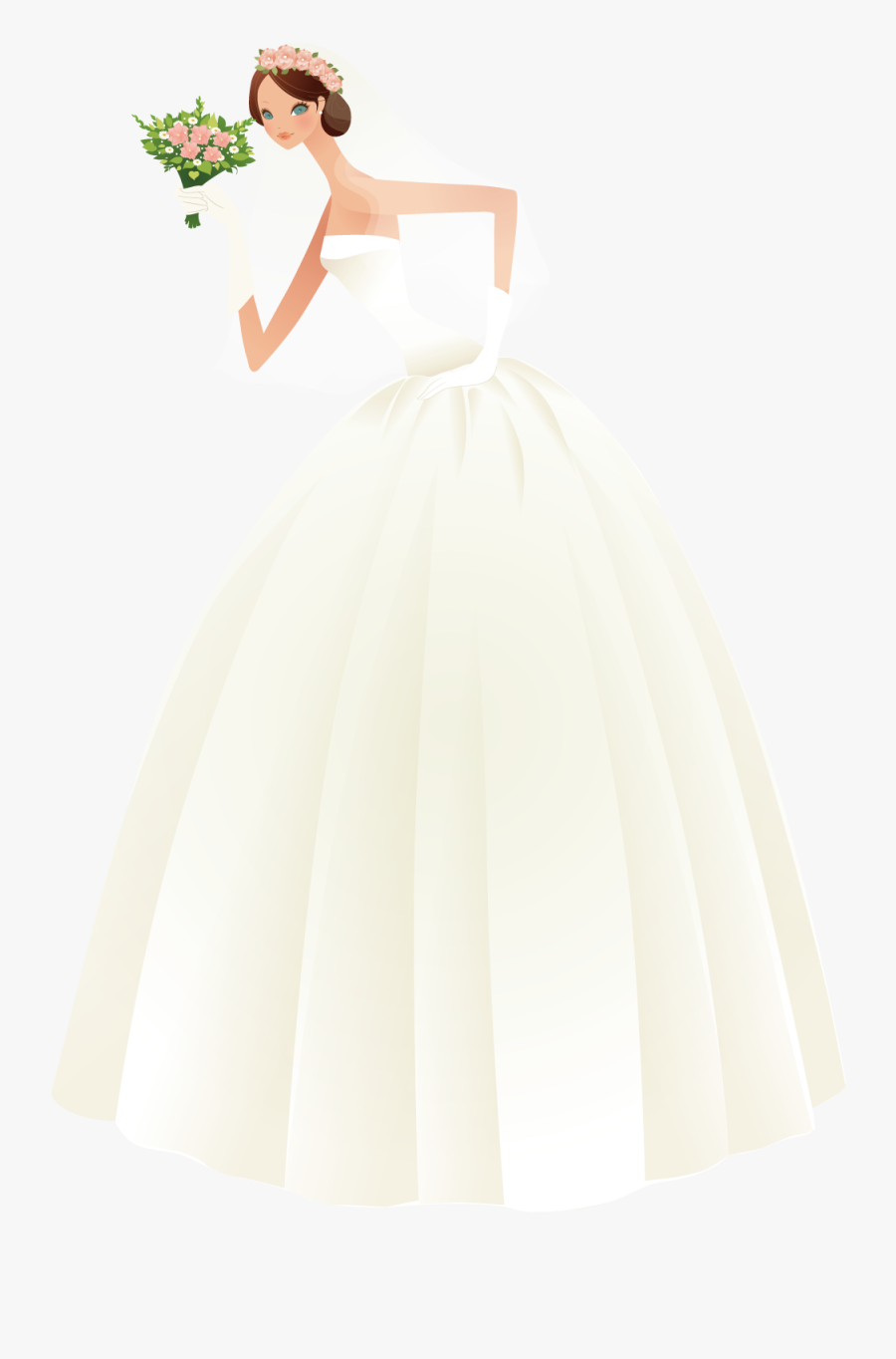 Bride Dress Png - Bride , Free Transparent Clipart - ClipartKey
