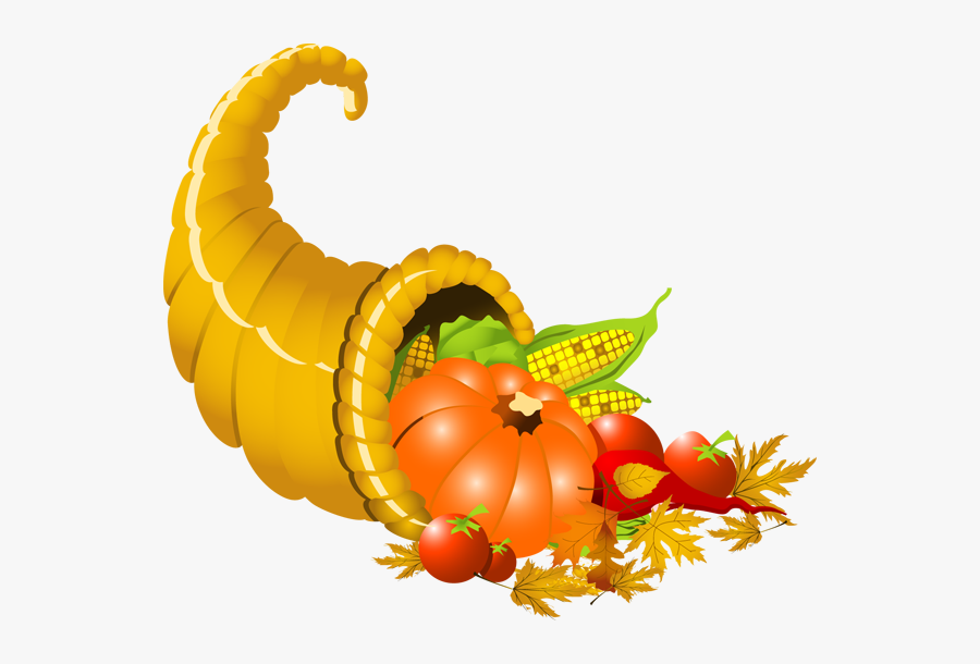 November Cliparts Transparent Thanks Giving - Cornucopia Clip Art Free, Transparent Clipart