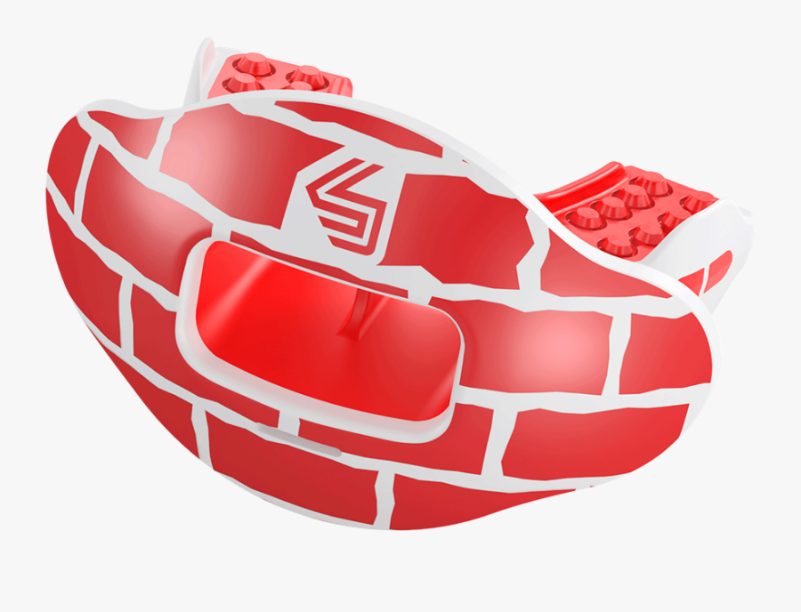 Brick Wall Max Airflow Football Mouthguard"
 Class=, Transparent Clipart