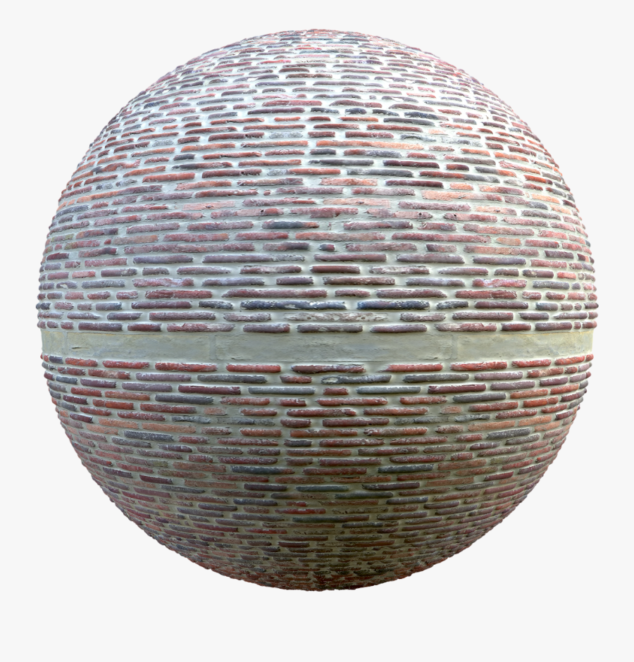 Brick Wall - Circle - Circle, Transparent Clipart