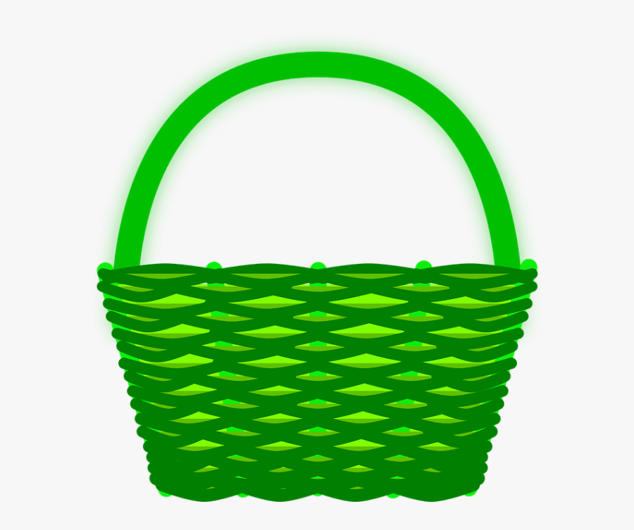Green Clip Art At - Transparent Background Easter Basket Clipart, Transparent Clipart