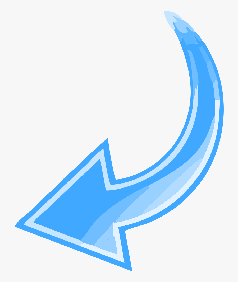 Curved Arrow Png Hd - Curved Arrow Png, Transparent Clipart