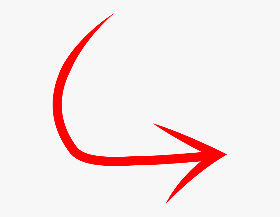 Curved Arrow Png Image Free Download Searchpng - Curved Red Arrow Png, Transparent Clipart