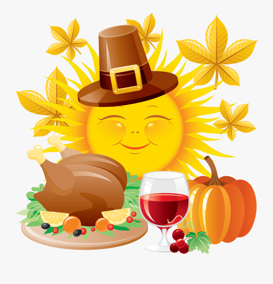 Wwi & Wod - Thanksgiving Sun , Free Transparent Clipart - ClipartKey