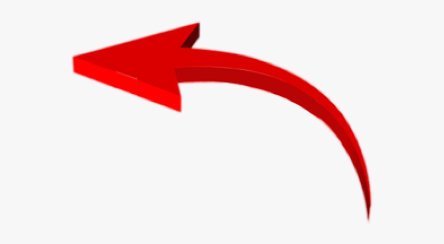Curved Arrow Clipart - Red Arrow Png Icon, Transparent Clipart