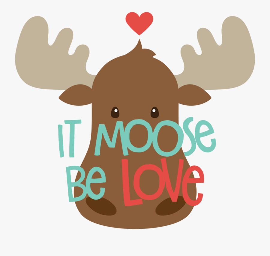 Moose Love, Transparent Clipart