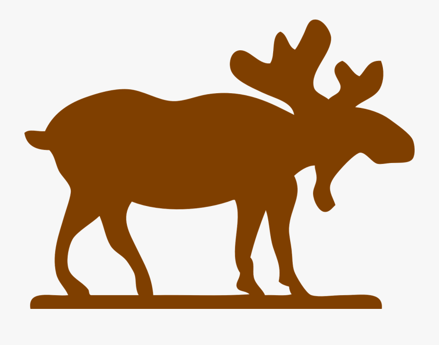 Logo With A Moose, Transparent Clipart