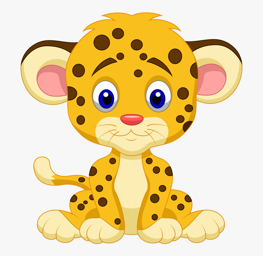 Onça Safari Png - Clipart Animal Cute, Transparent Clipart