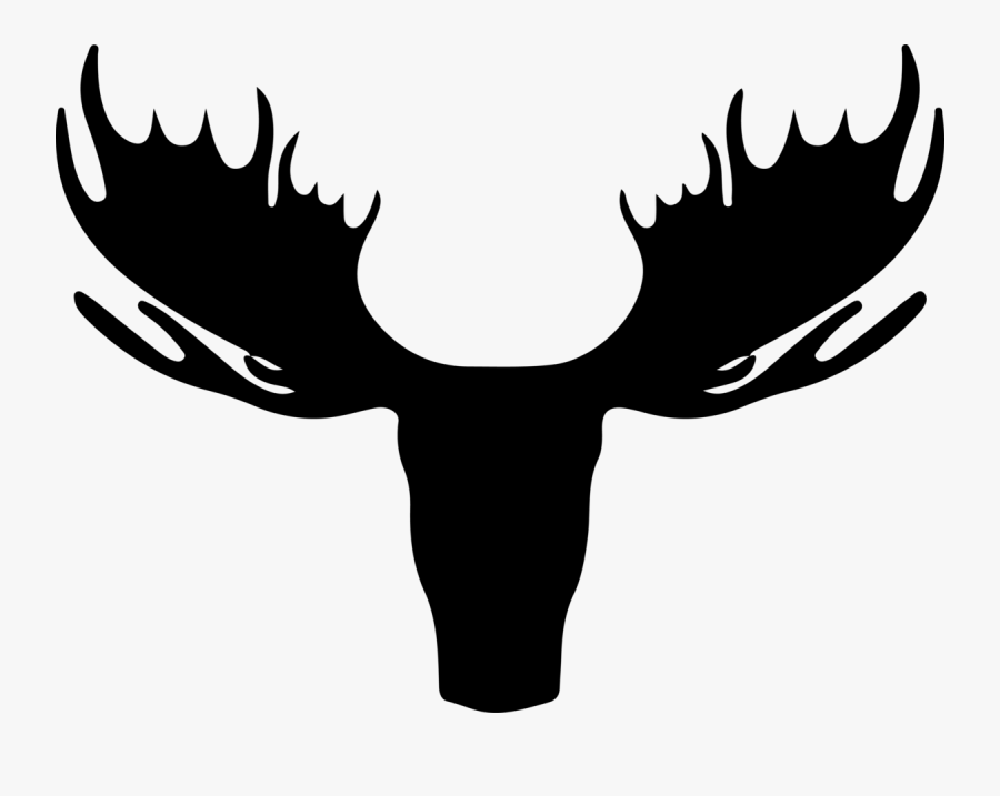 Moose Head Vector, Transparent Clipart