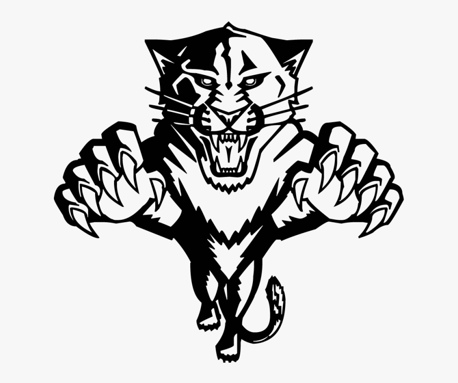 Black Panther Florida Panthers Clip Art - Wake Forest High School Logo, Transparent Clipart