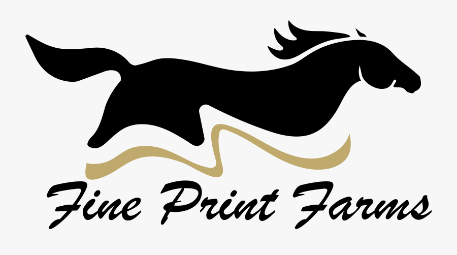 Clipart Horse Cross Country - Fine Print Farms, Transparent Clipart
