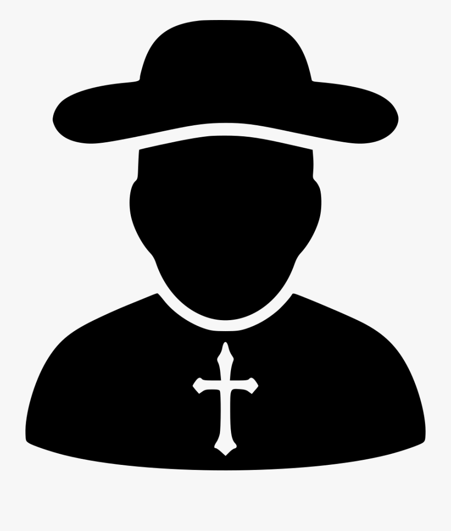 Clothing,hat,costume Hat,headgear,fashion Accessory,cowboy - Priest Icon Png, Transparent Clipart
