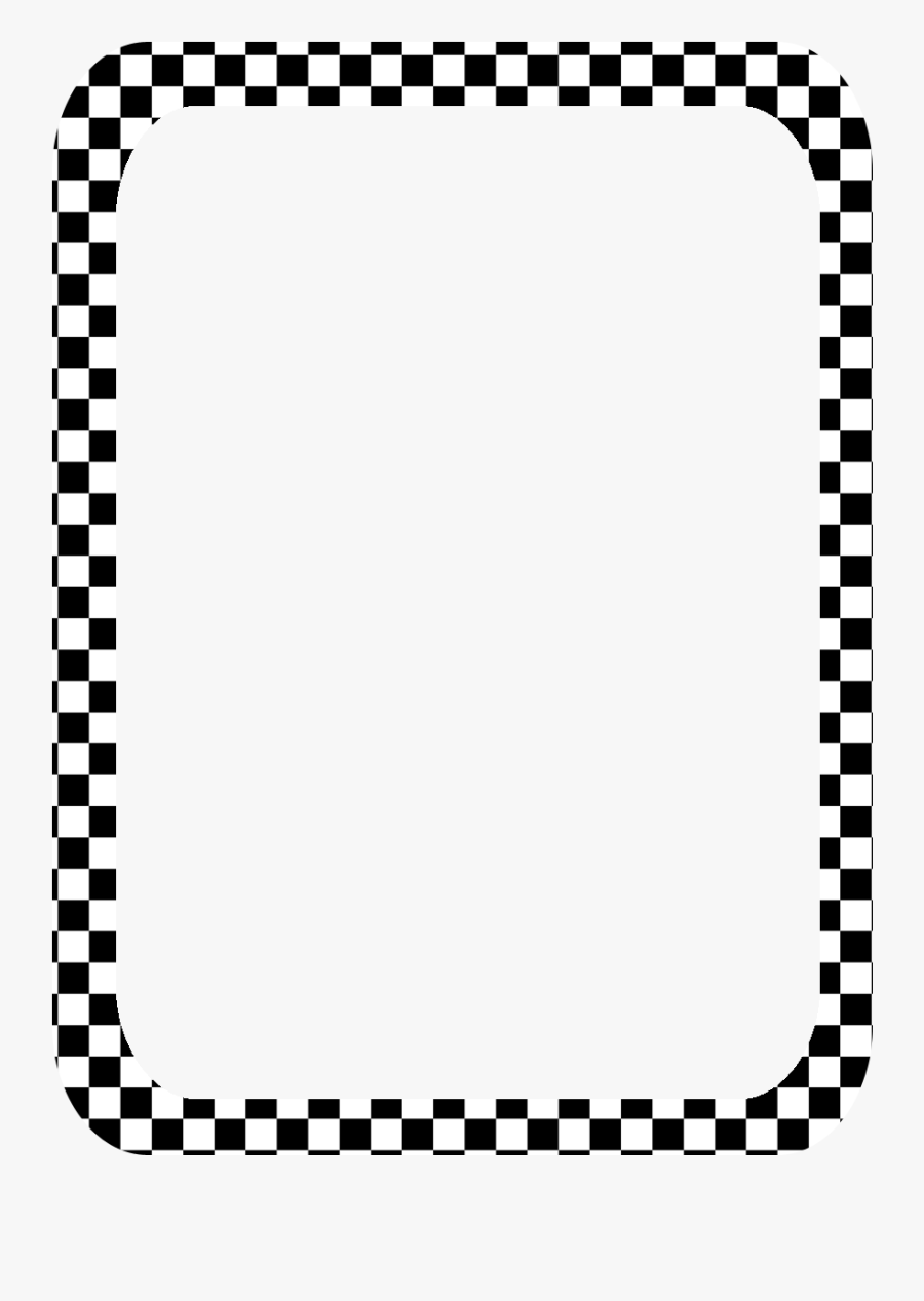 Cars Clipart Border - White Tshirt Plain Png, Transparent Clipart