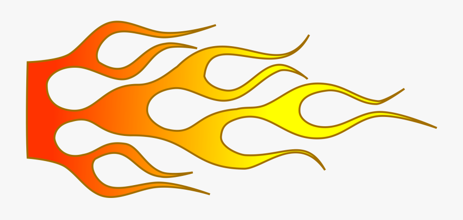 Fire Free Vector Graphic - Racing Flames, Transparent Clipart