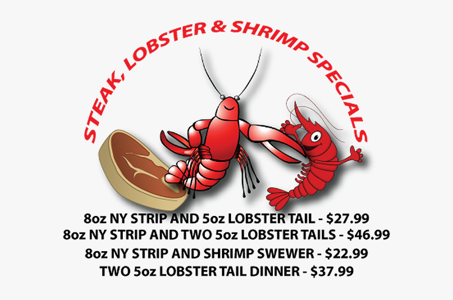 Thursday Surf & Turf Specials - Crawfish Clip Art, Transparent Clipart