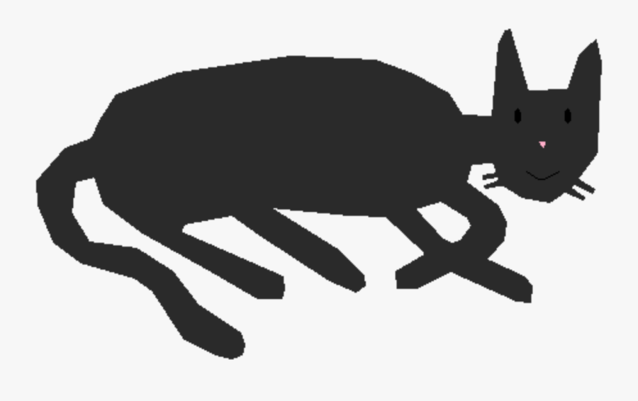 Carnivoran,black Cat,dog Like Mammal - Clip Art, Transparent Clipart