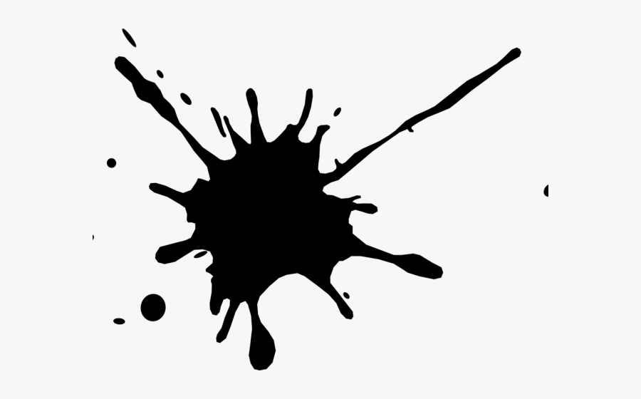 Splatter Clipart Ink Spill - Splatter Png, Transparent Clipart