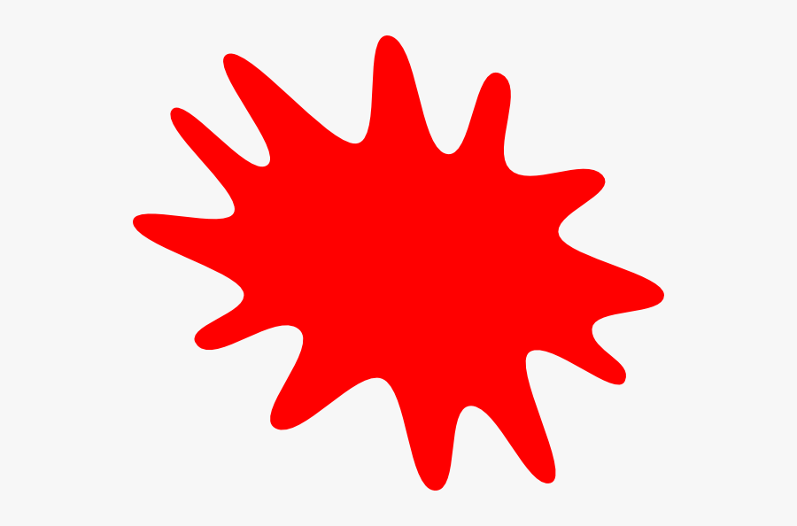 Download Red Paint Splatter Svg Clip Arts - Splash Clip Art , Free Transparent Clipart - ClipartKey