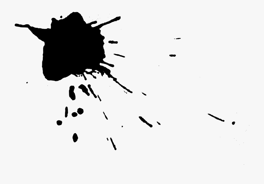 Paint Splat Clipart - Ink Splatter Transparent Background, Transparent Clipart