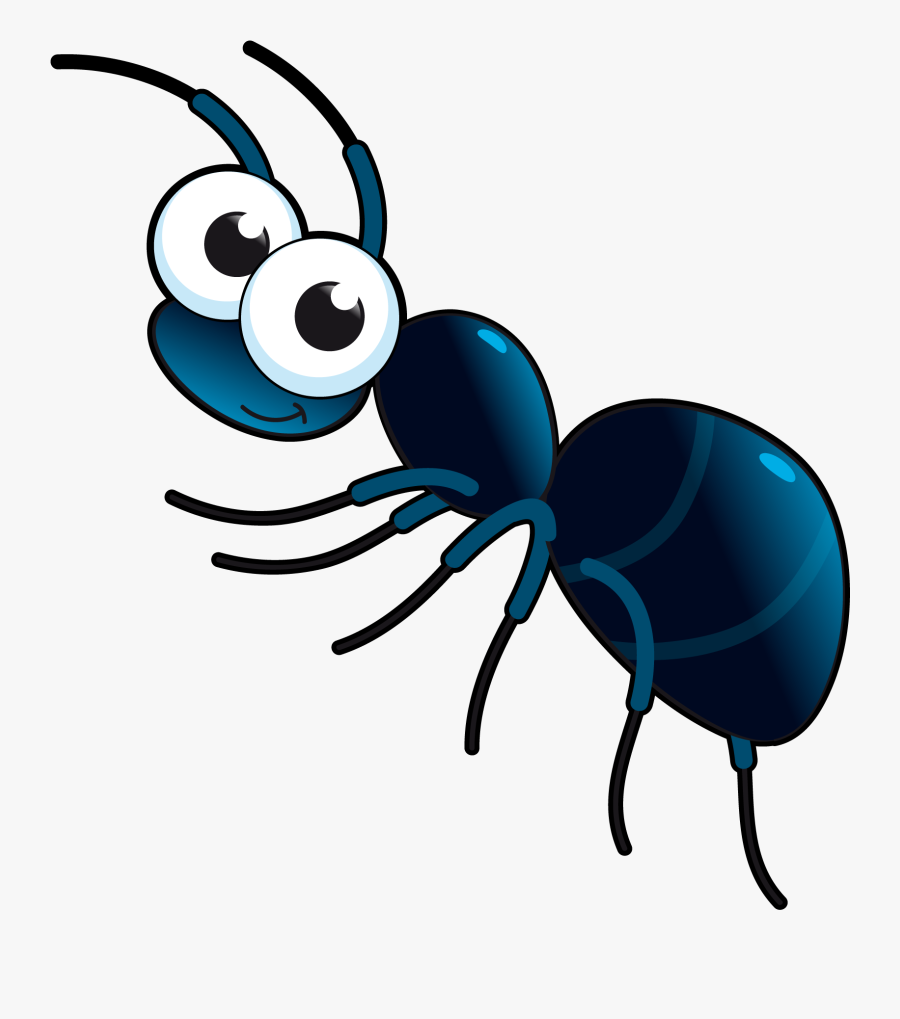 Download Cute Vector Cartoon - Cartoon Transparent Ant Png, Transparent Clipart