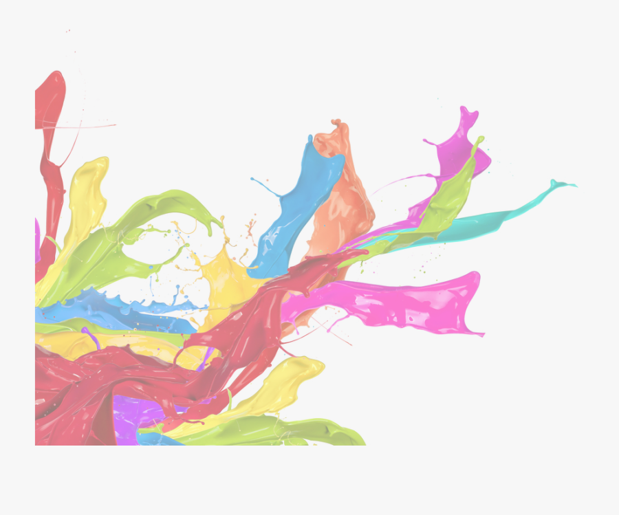 Paint Splash Pn - Colourful Paint Splash Png, Transparent Clipart