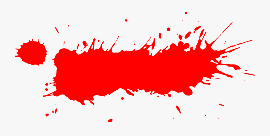 Clip Art Red Paint Splash - Red Paint Splash Png, Transparent Clipart