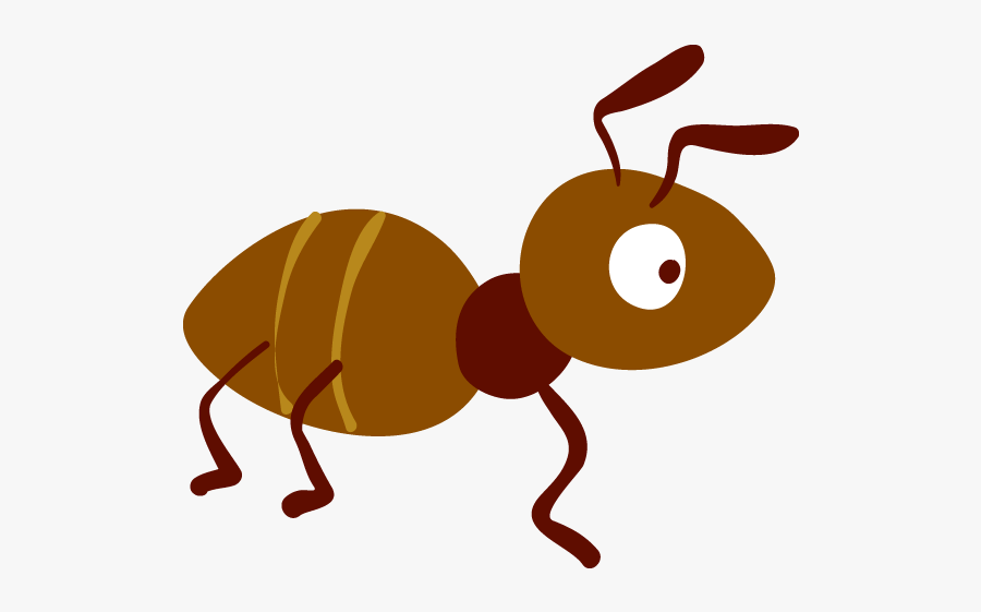 Insect Clipart Brown Ant - Cartoon Ant Transparent Background, Transparent Clipart