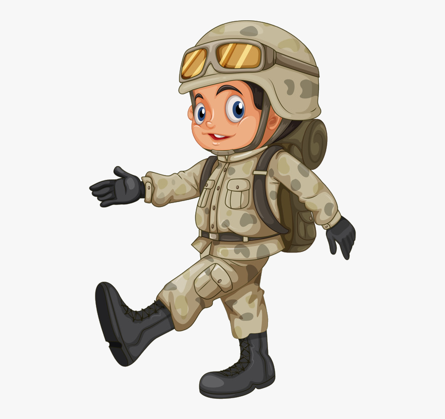 Art,fictional Figure - Soldier Cartoon For Kids, Transparent Clipart