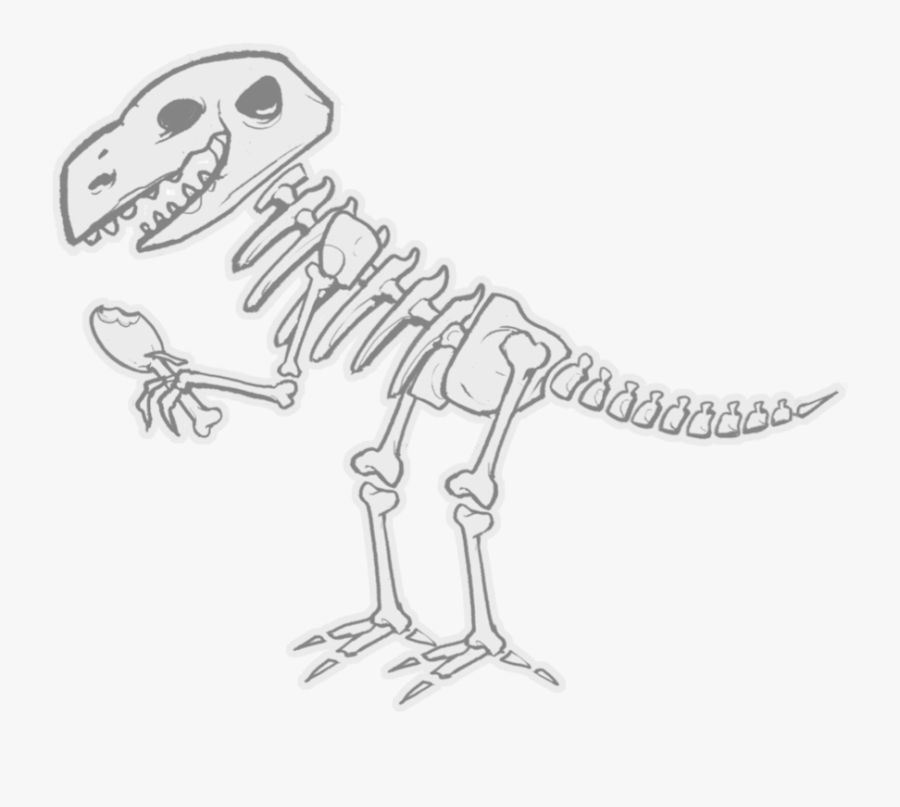 Clip Art Free Dinosaur Cliparts Download - Dinosaur Skeleton Clipart Png, Transparent Clipart