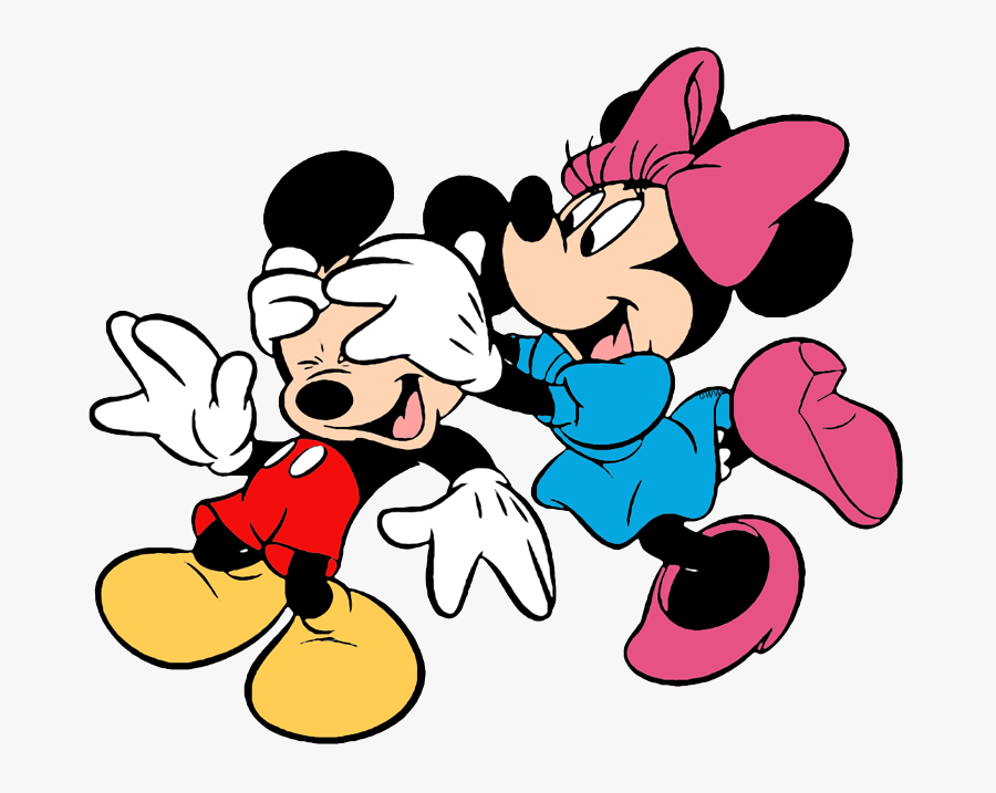 Mickey And Minnie Playing , Free Transparent Clipart - ClipartKey