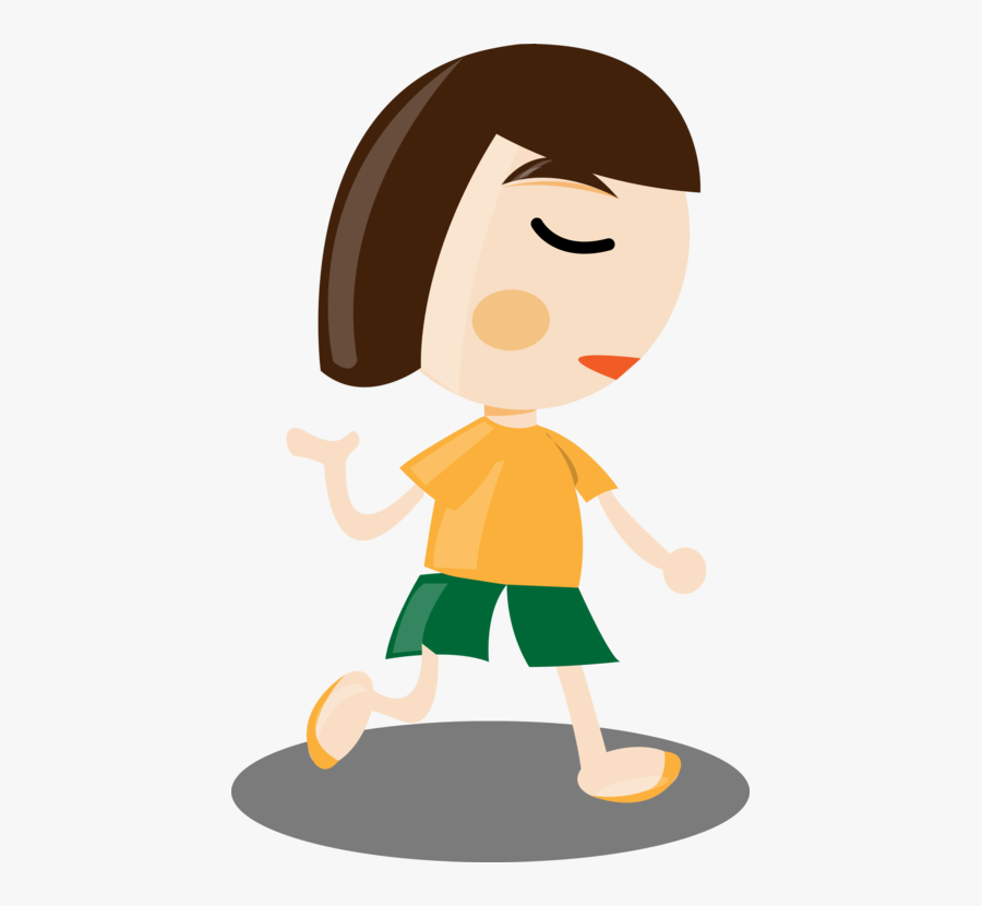 Woman Walking, Gesture, Hand, Action, Girl, People, - Girl Running Clip Art, Transparent Clipart