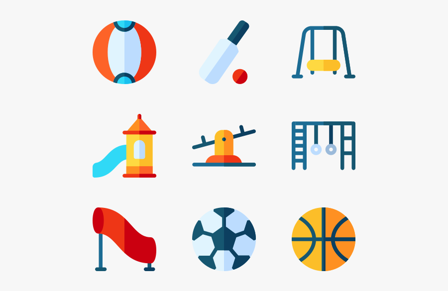 Playground - Kidsplay Icons, Transparent Clipart