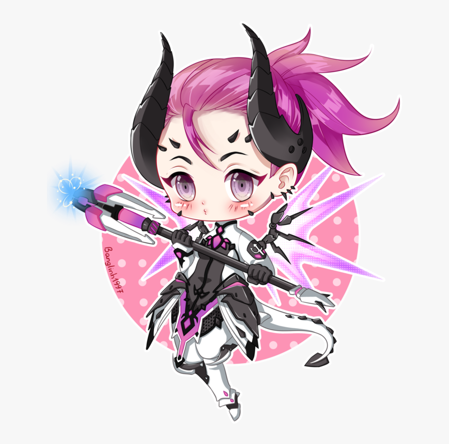 Download Banner Royalty Free Transparent Background - Imp Mercy Art Overwatch, Transparent Clipart