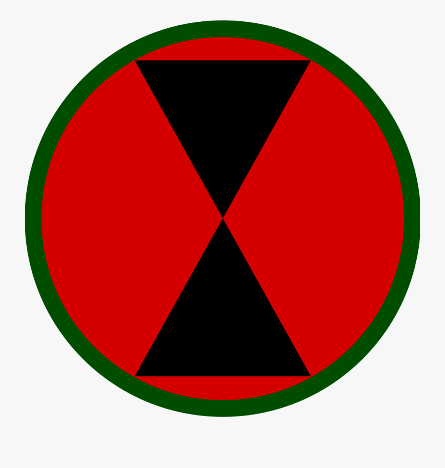 File 7th Infantry Division Ssi 1973 2015 Svg Wikipedia - Circle, Transparent Clipart