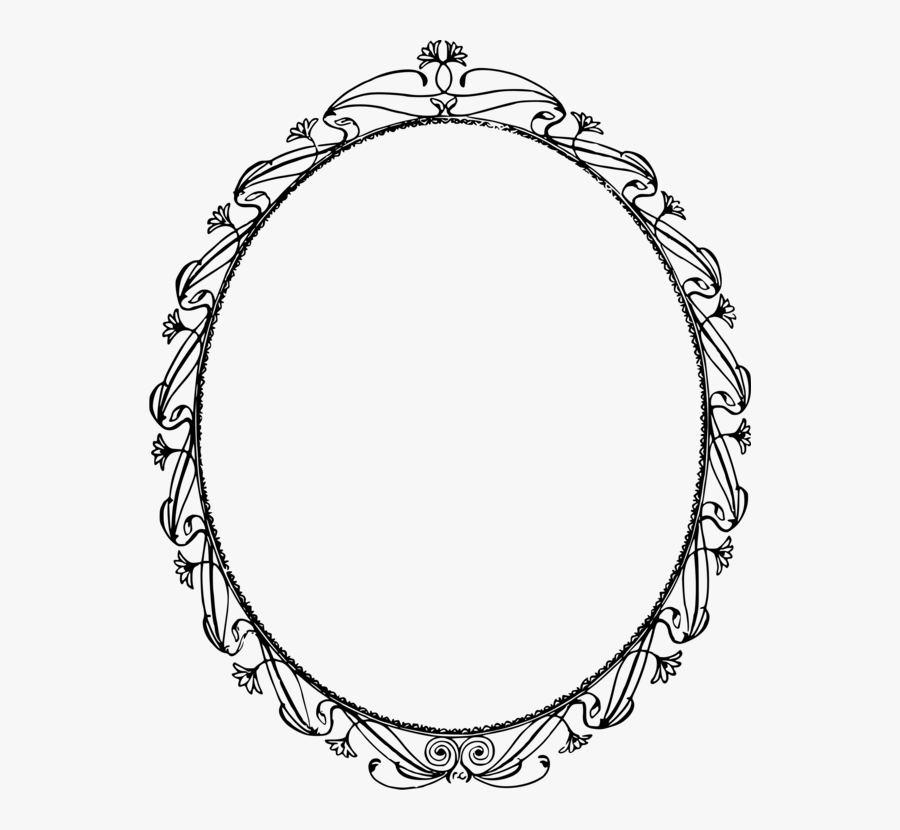 Picture Frame,line Art,monochrome Photography - Circle , Free ...