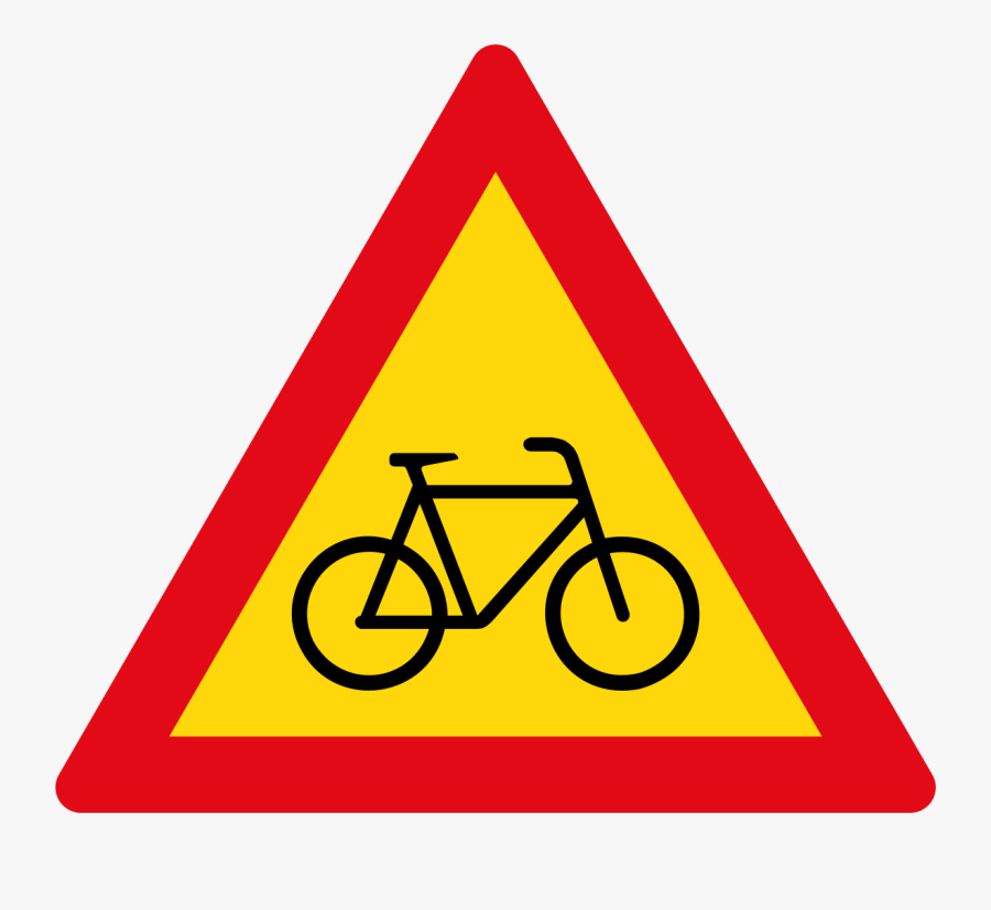 Winding Road Sign Png Download City Bike Icon - Bicycle Symbol Png, Transparent Clipart