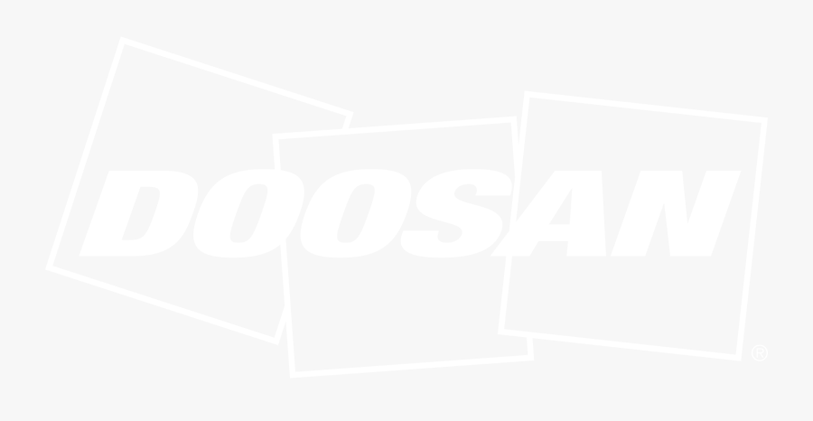 Doosan Logo - Doosan Logo Png White, Transparent Clipart