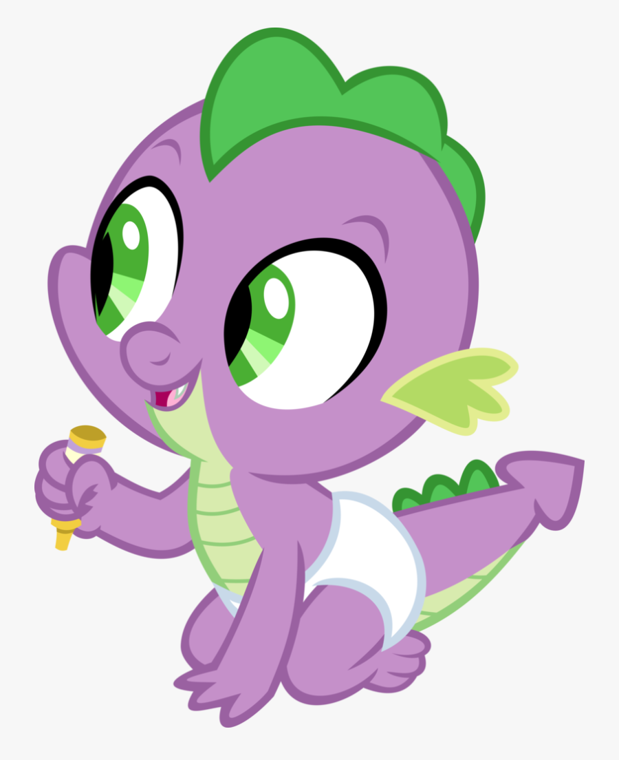Transparent Baby Dragon Png - Spike My Little Pony Friendship Is Magic, Transparent Clipart