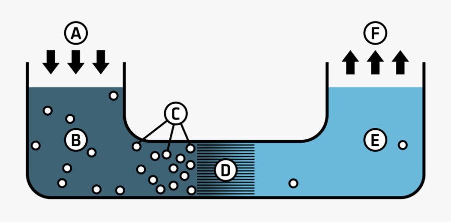 Reverse Osmosis Technique Transforming Salt Water To - Silver Compounds Water Purification Method, Transparent Clipart