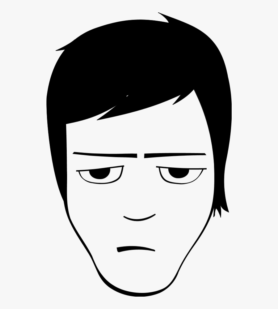 Boy Bored Face - Facial Expression Cartoon Bored , Free Transparent ...