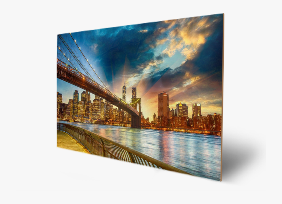 Clip Art Bridges Nyc Sunset New - Paisajes Fondos De Pantalla Pc Hd, Transparent Clipart